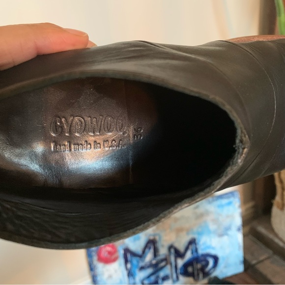 CYDWOQ shoes Sz. 36 Leather wrap Flat (rounded bottom) HANDMADE in Burbank - Picture 6 of 10